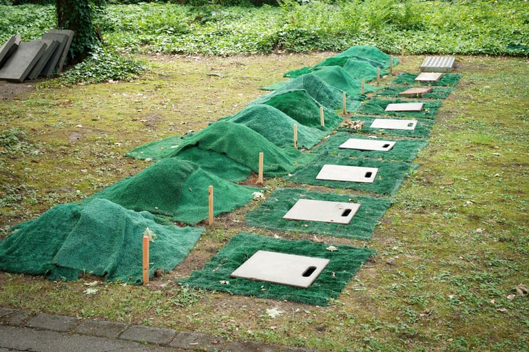 Cemetery plots across the United States